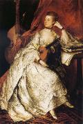 Thomas Gainsborough Miss Anne Ford oil painting artist